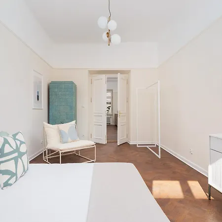 Bright Oatmeal Ap - 3Br For 8 - Kazimierz Lejlighed *