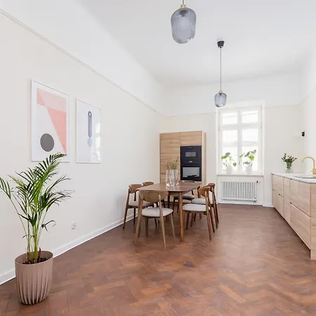 Bright Oatmeal Ap - 3Br For 8 - Kazimierz Lejlighed *